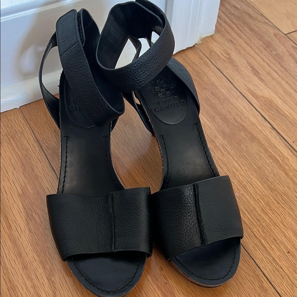 Vince Camuto Black Heeled Shoes